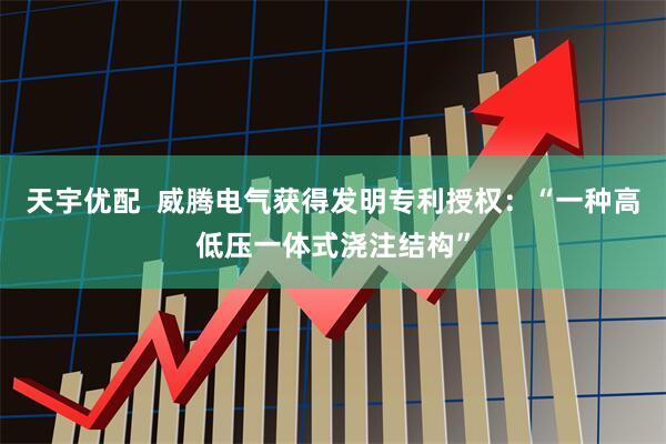 天宇优配  威腾电气获得发明专利授权：“一种高低压一体式浇注结构”