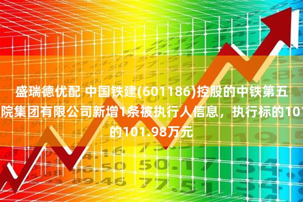 盛瑞德优配 中国铁建(601186)控股的中铁第五勘察设计院集团有限公司新增1条被执行人信息，执行标的101.98万元