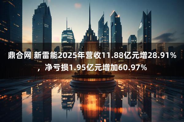鼎合网 新雷能2025年营收11.88亿元增28.91%，净亏损1.95亿元增加60.97%